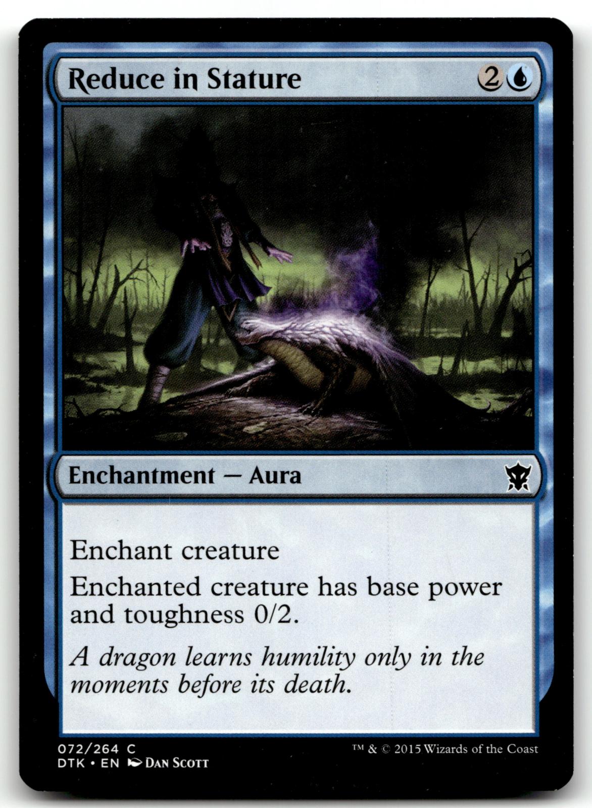 Reduce in Stature 72 Common Dragons of Tarkir Magic: The Gathering Near Mint