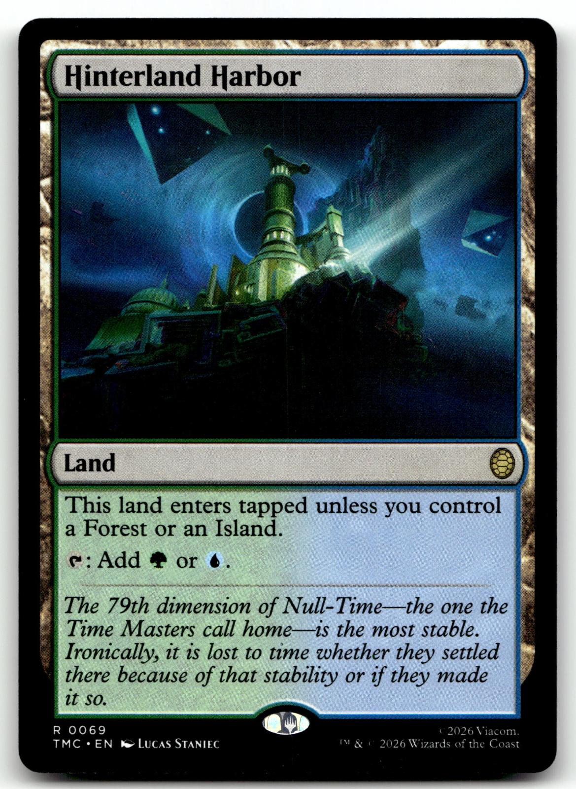 Hinterland Harbor (Surge Foil) 69 Commander: Teenage Mutant Ninja Turtles Magic