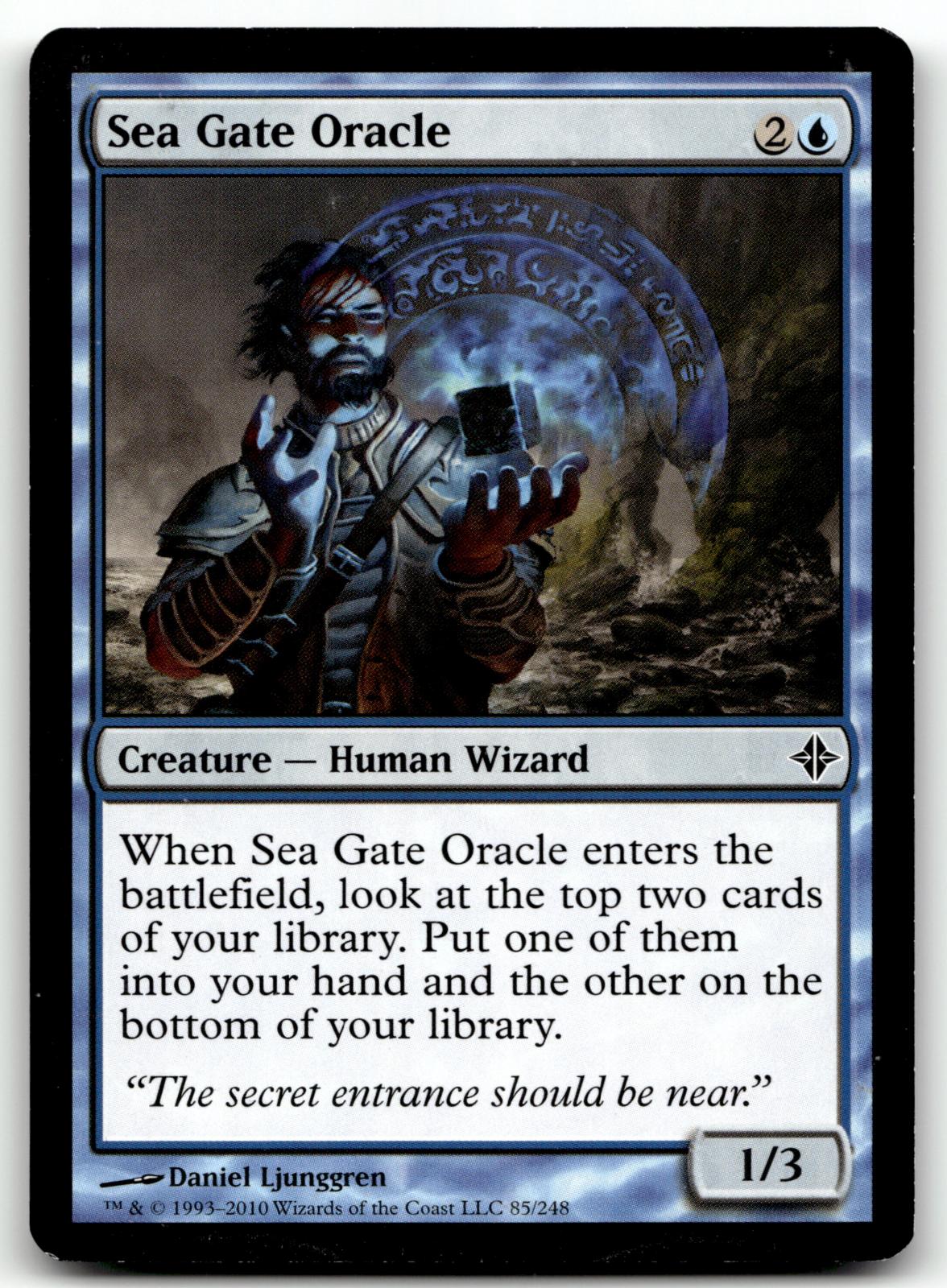 Sea Gate Oracle 10 Common Duel Decks: Jace vs. Vraska Magic: The Gathering NM
