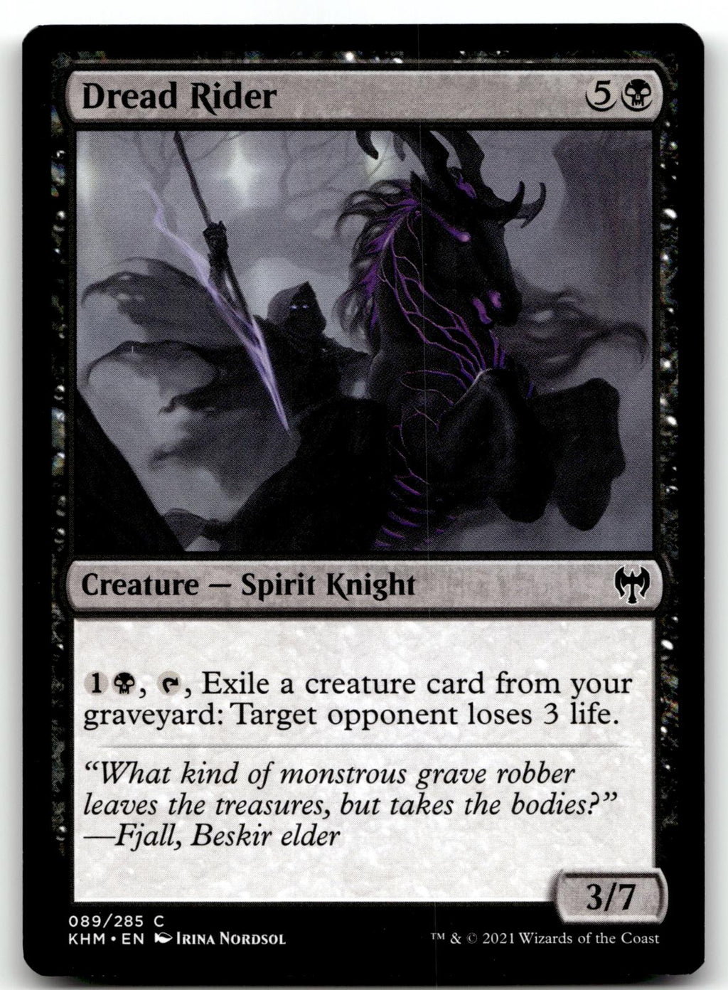 Dread Rider 89 Common Kaldheim Magic: The Gathering Near Mint