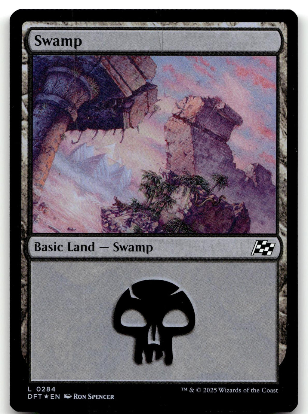 Swamp (0284) 284 Land Aetherdrift Magic: The Gathering Foil Near Mint