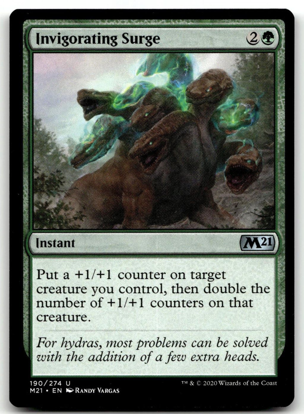 Invigorating Surge 190 Uncommon Core Set 2021 Magic: The Gathering Near Mint