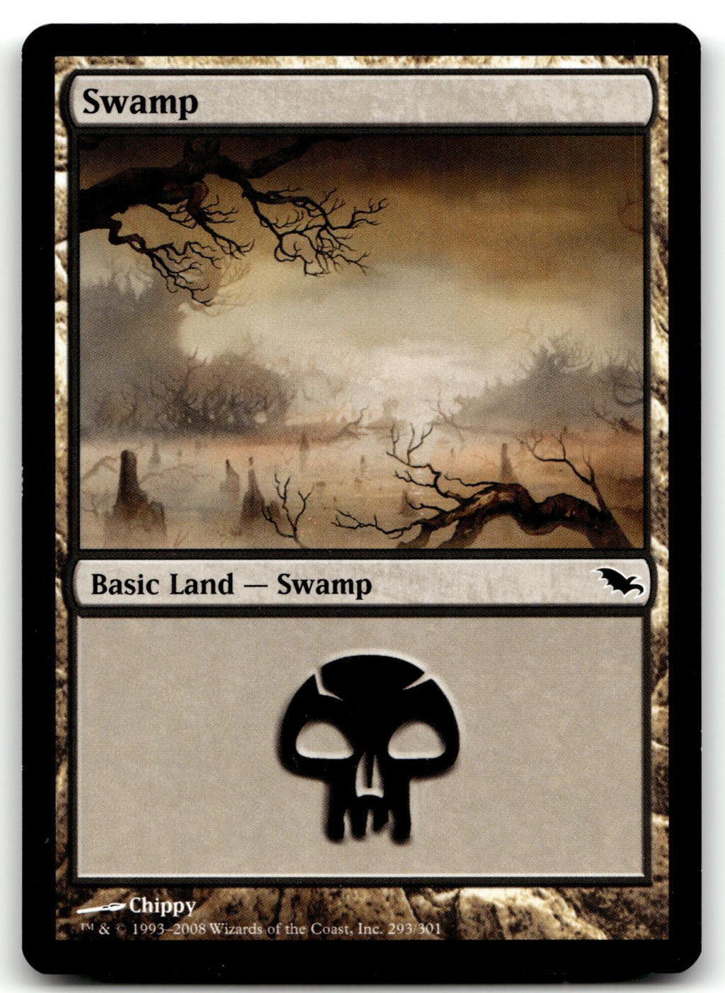 Swamp (293) 293 Land Shadowmoor Magic: The Gathering Near Mint