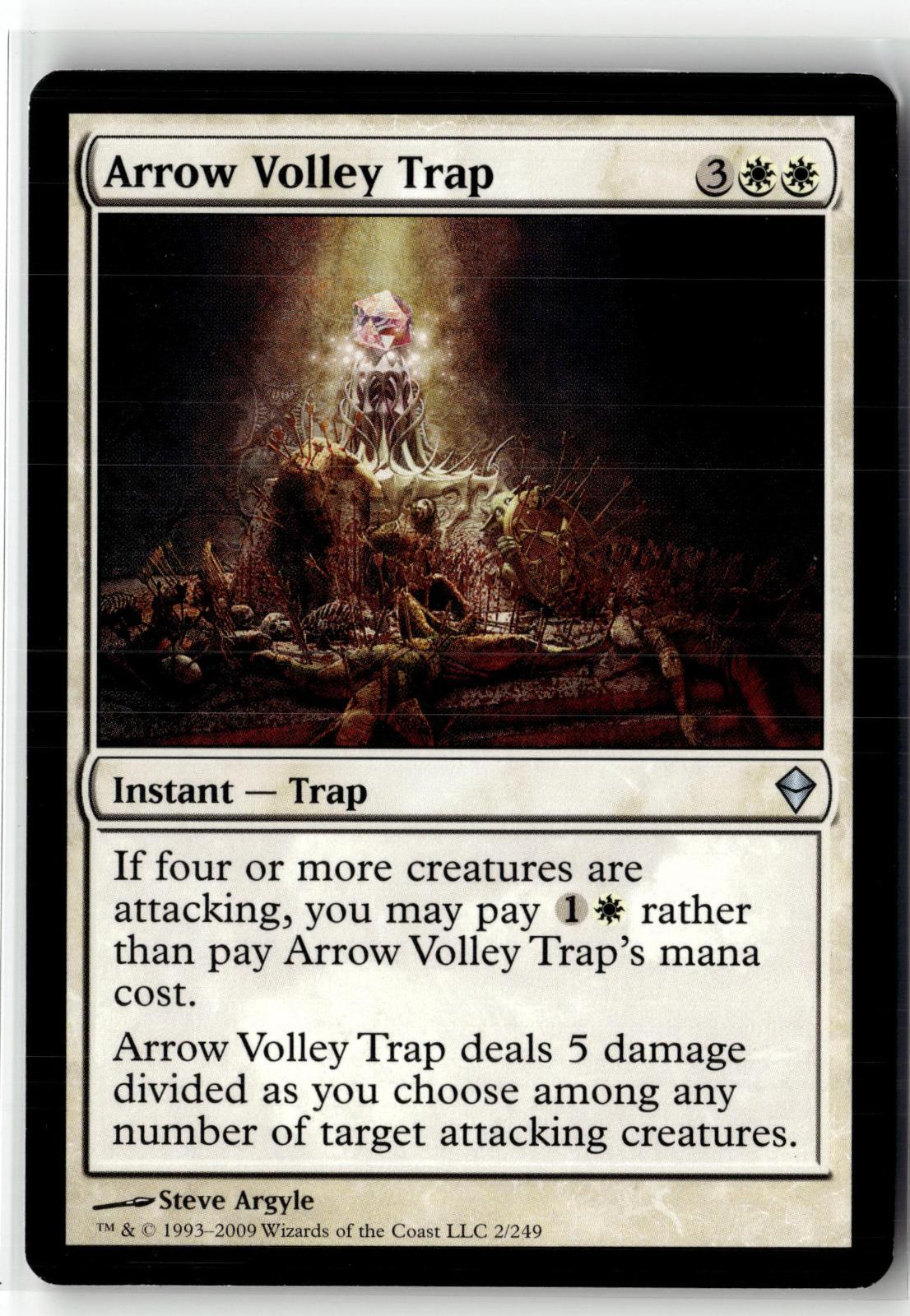 Arrow Volley Trap 2 Uncommon Zendikar Magic: The Gathering Near Mint