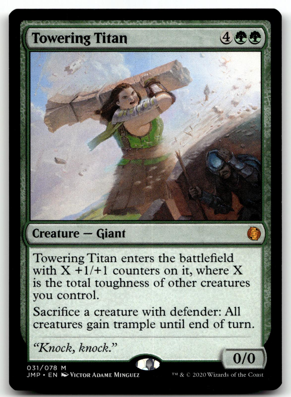 Towering Titan 31 Mythic Jumpstart Magic: The Gathering Near Mint