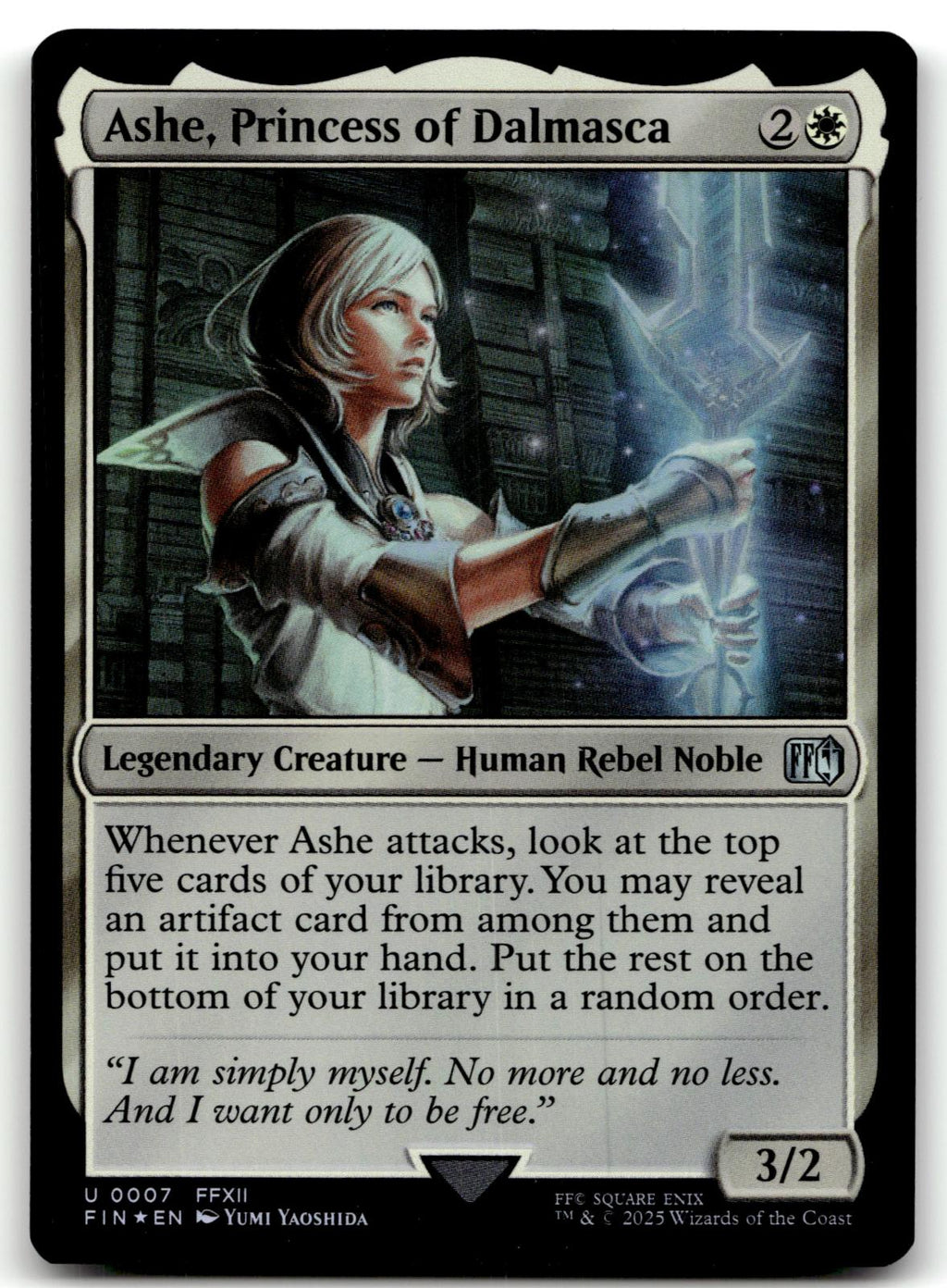 Ashe, Princess of Dalmasca 7 Uncommon FINAL FANTASY Magic: The Gathering Foil NM