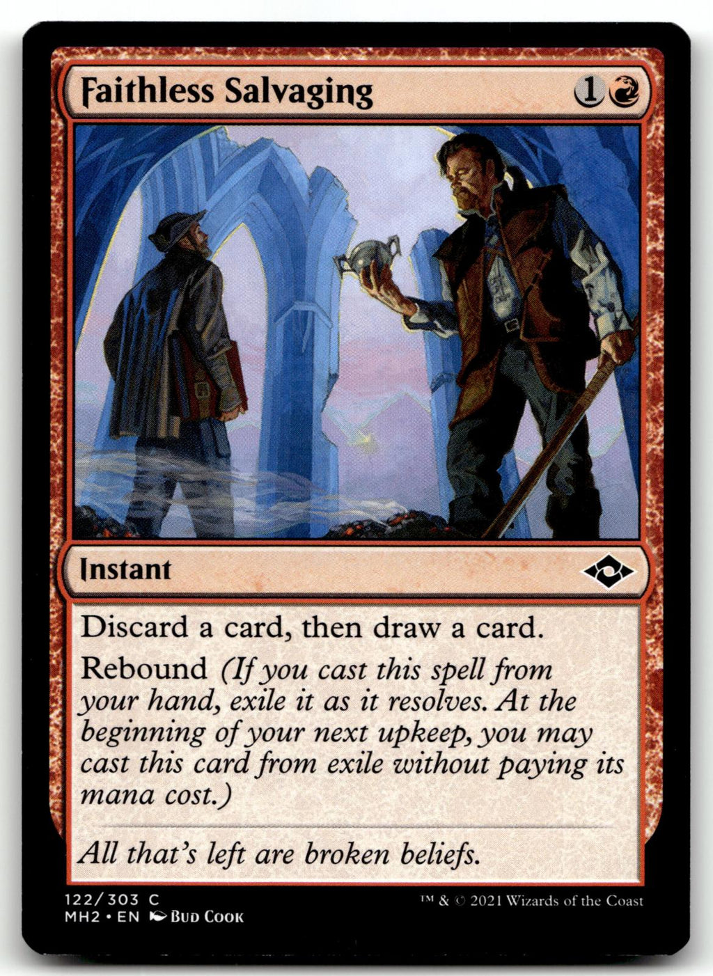 Faithless Salvaging 122 Common Modern Horizons 2 Magic: The Gathering Near Mint