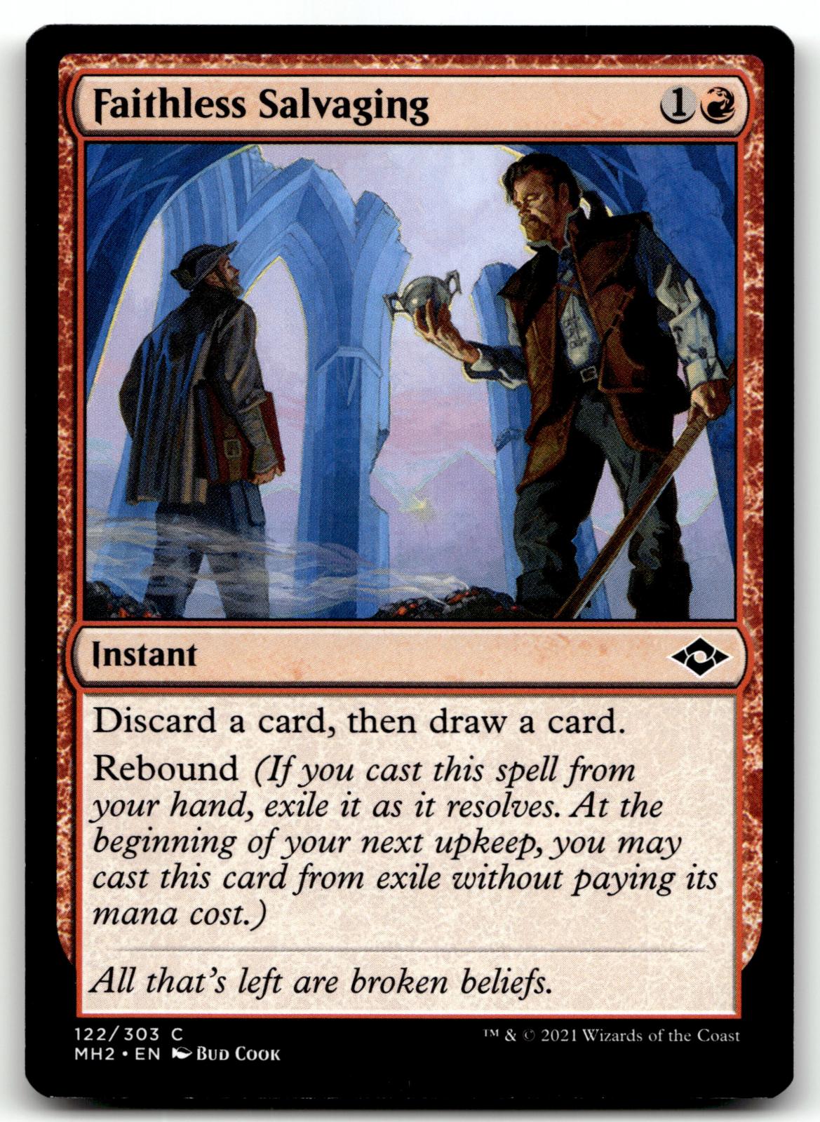 Faithless Salvaging 122 Common Modern Horizons 2 Magic: The Gathering Near Mint