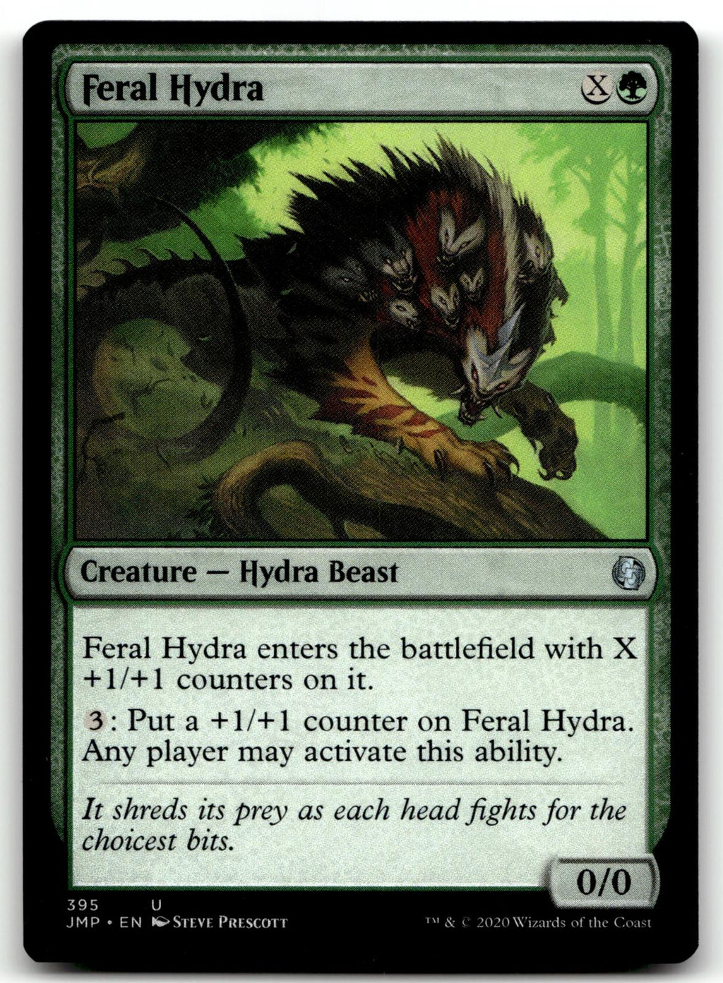 Feral Hydra 395 Uncommon Jumpstart Magic: The Gathering Near Mint