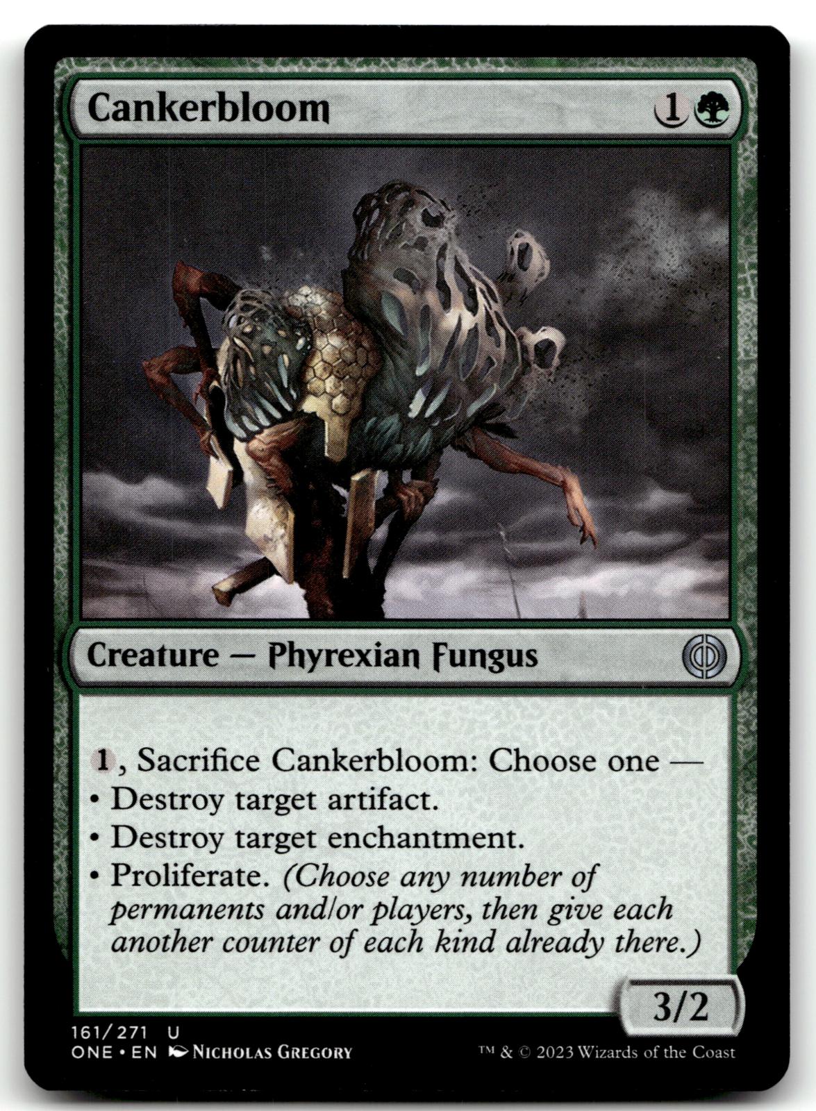 Cankerbloom 161 Uncommon Phyrexia: All Will Be One Magic: The Gathering NM