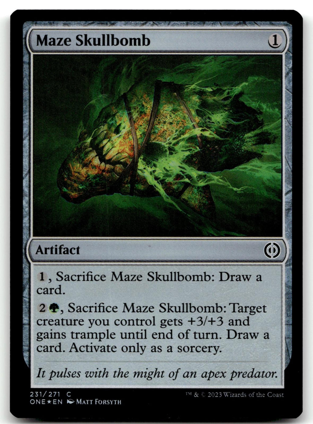 Maze Skullbomb 231 Common Phyrexia: All Will Be One Magic: The Gathering NM