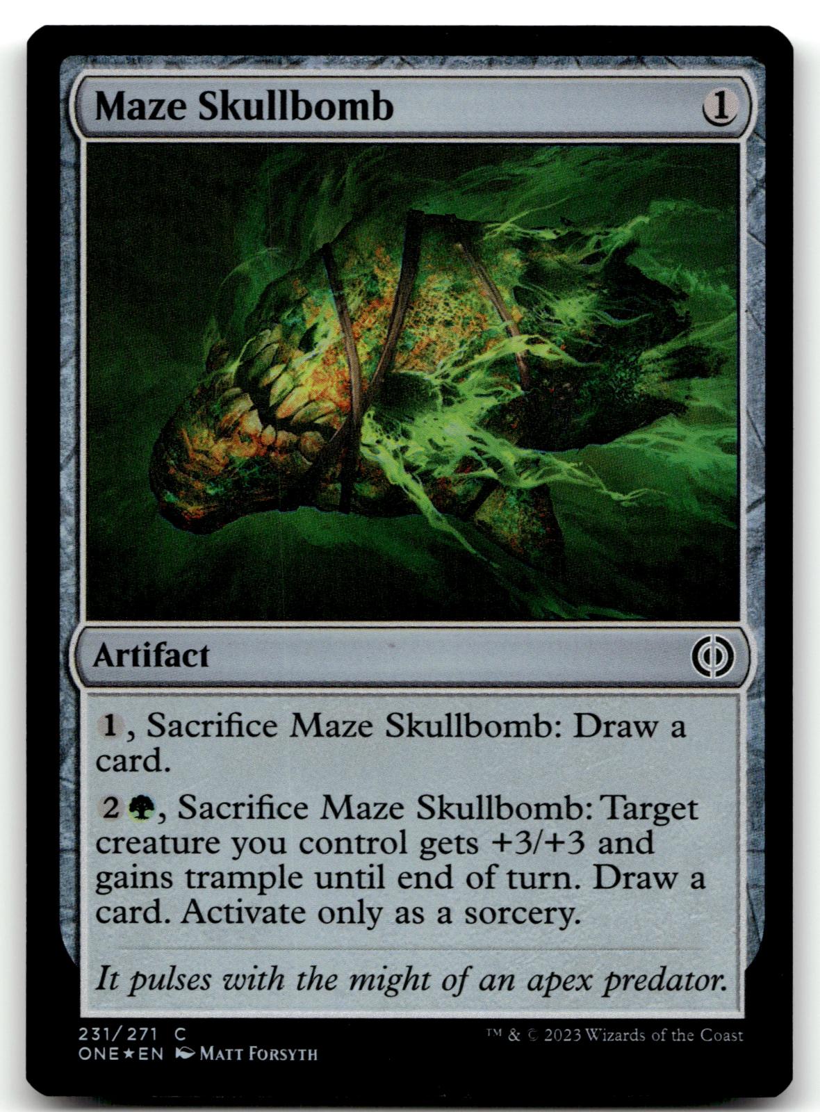 Maze Skullbomb 231 Common Phyrexia: All Will Be One Magic: The Gathering NM