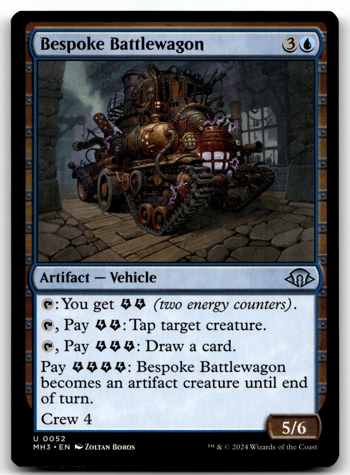 Bespoke Battlewagon 52 Uncommon Modern Horizons 3 Magic: The Gathering Near Mint