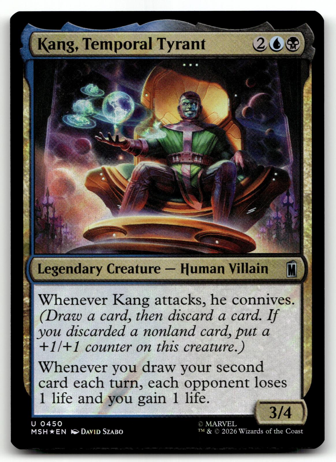 Kang, Temporal Tyrant (Surge Foil) 450 Holo Marvel Super Heroes Magic: 