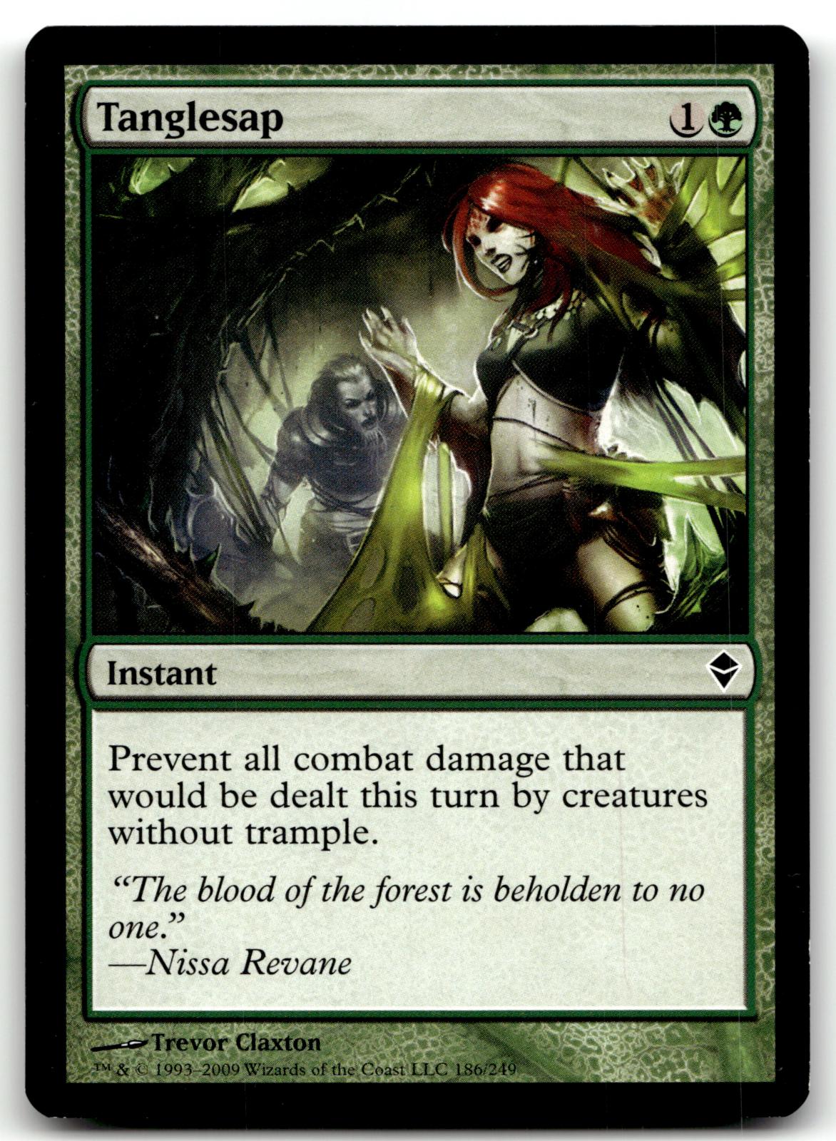 Tanglesap 186 Common Zendikar Magic: The Gathering Near Mint