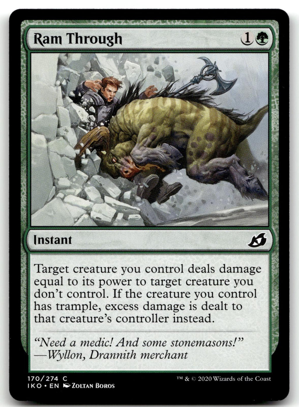 Ram Through 170 Common Ikoria: Lair of Behemoths Magic: The Gathering Near Mint