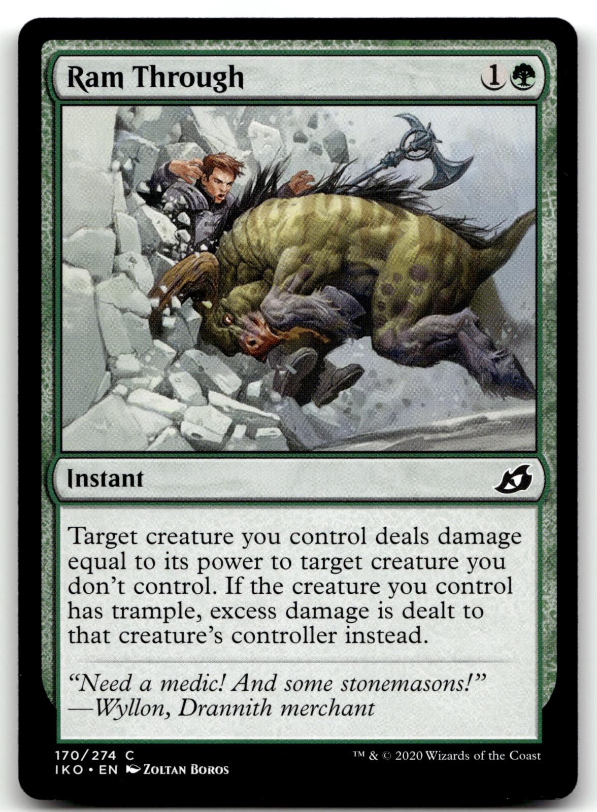 Ram Through 170 Common Ikoria: Lair of Behemoths Magic: The Gathering Near Mint