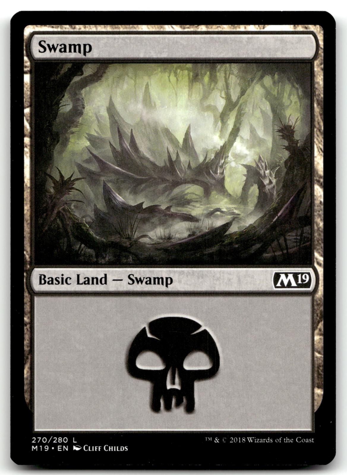 Swamp (270) 270 Land Core Set 2019 Magic: The Gathering Near Mint