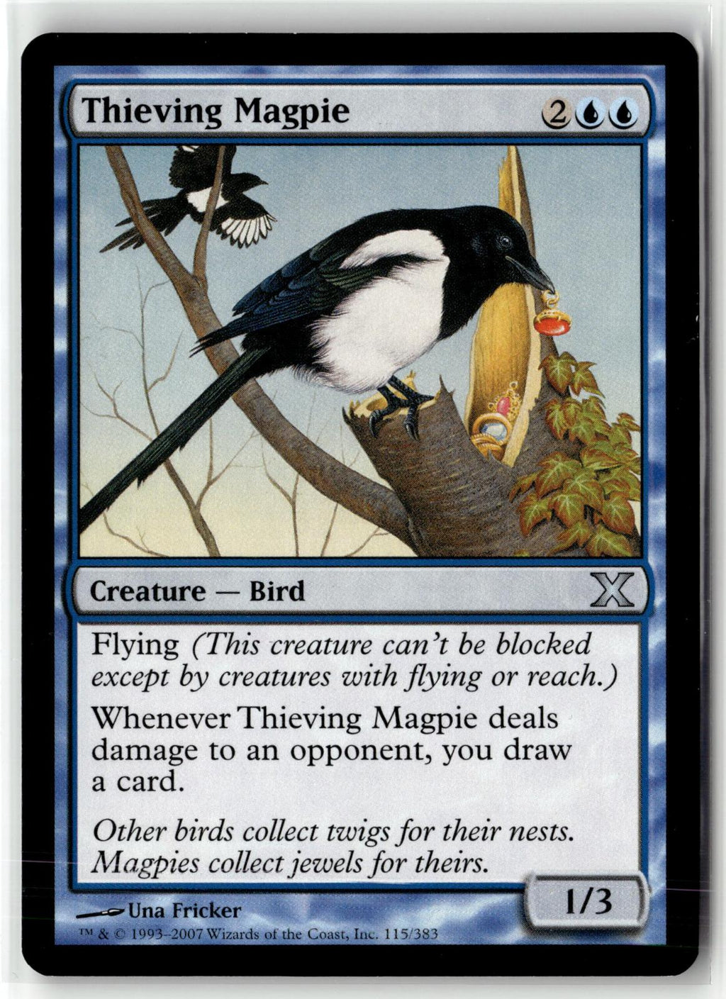 Thieving Magpie 115 Uncommon 10th Edition Magic: The Gathering Near Mint