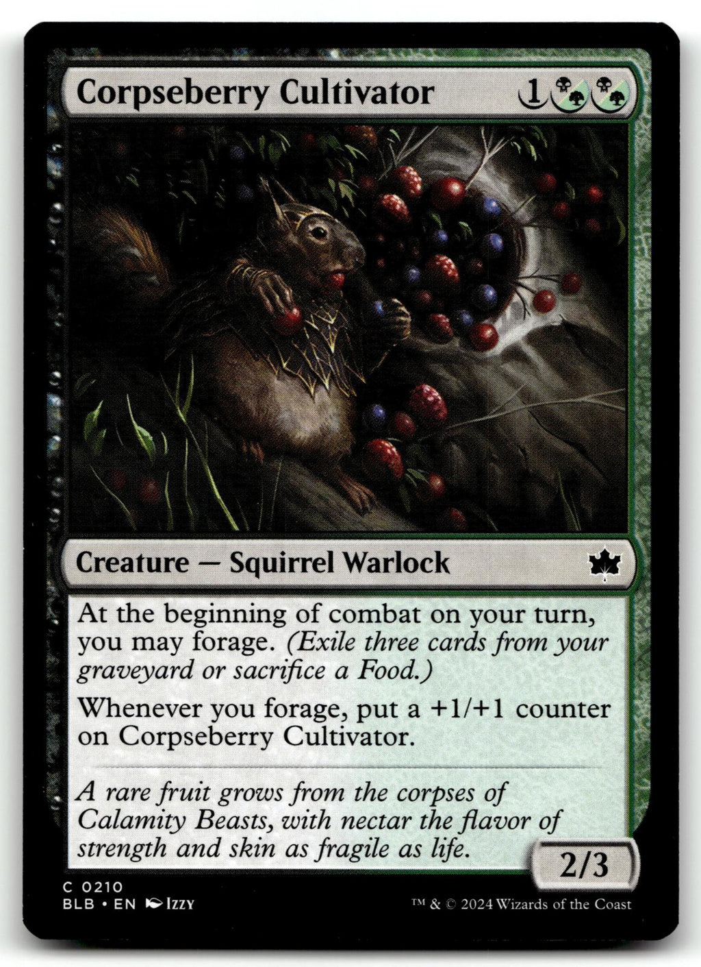 Corpseberry Cultivator 210 Common Bloomburrow Magic: The Gathering Near Mint