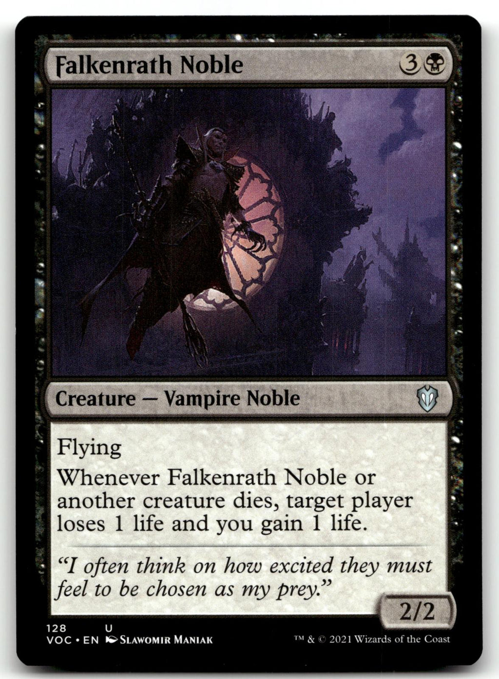 Falkenrath Noble 128 Commander: Innistrad: Crimson Vow Magic: The Gathering NM