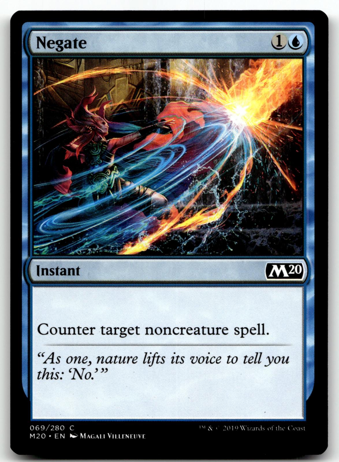 Negate 69 Common Core Set 2020 Magic: The Gathering Near Mint