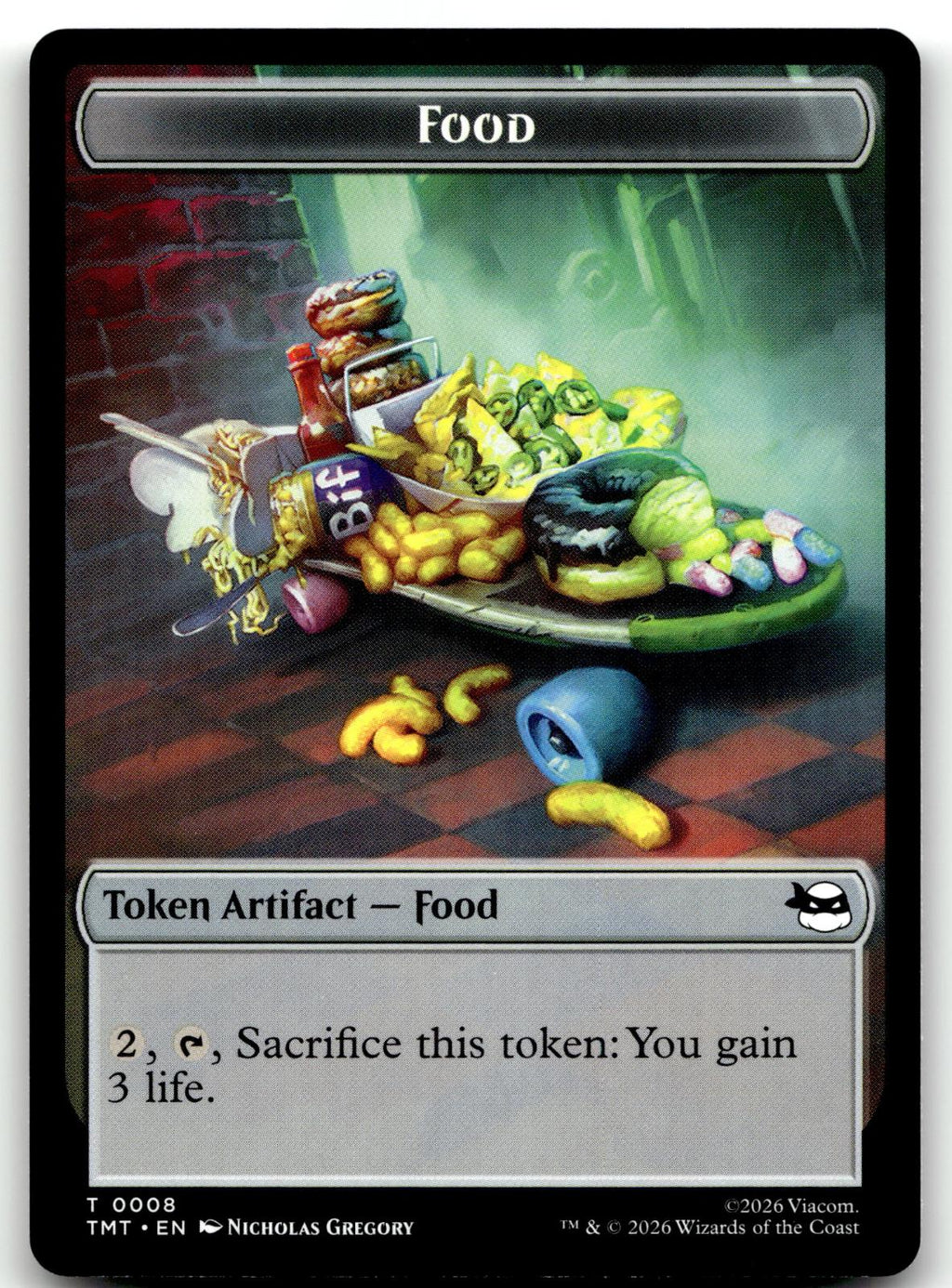 Food Token 5 Outlaws of Thunder Junction: Breaking News Magic: The Gathering NM