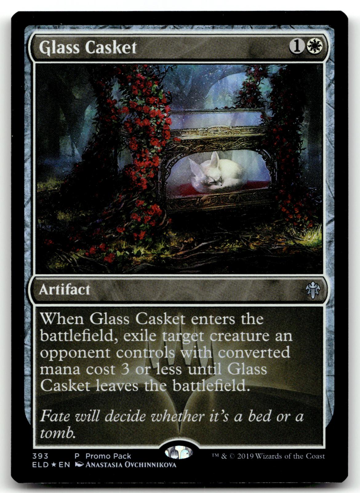 Glass Casket 393 Promo Pack: Throne of Eldraine Magic: The Gathering Foil NM