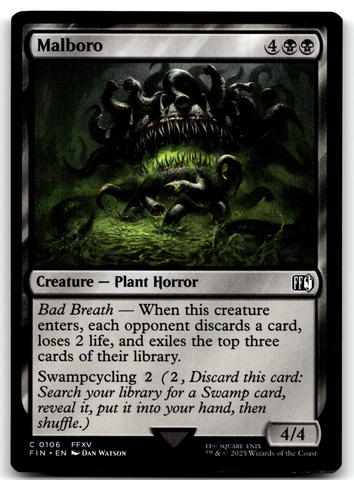 Malboro 106 Common FINAL FANTASY Magic: The Gathering Near Mint
