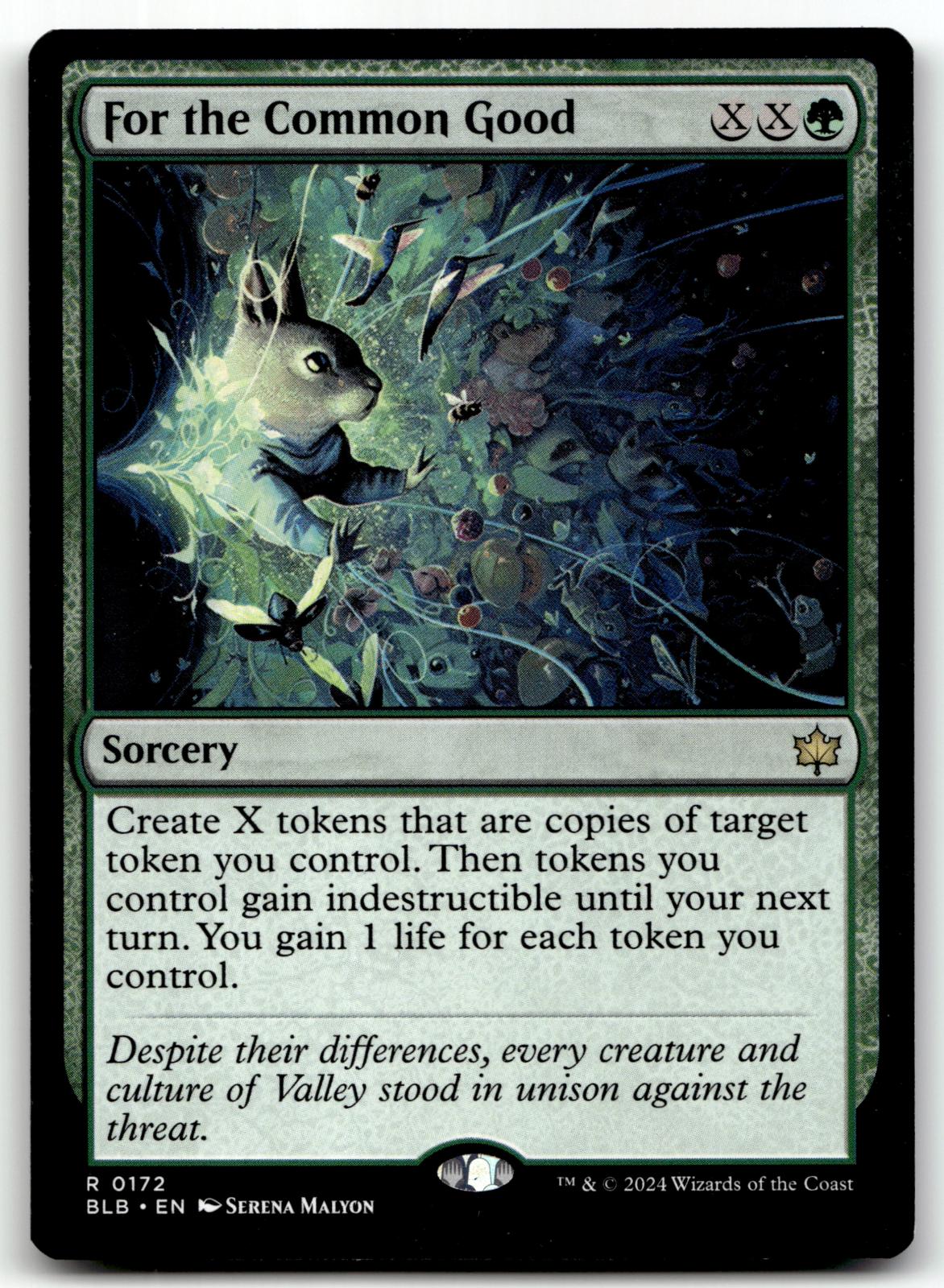 For the Common Good 172 Rare Bloomburrow Magic: The Gathering Near Mint