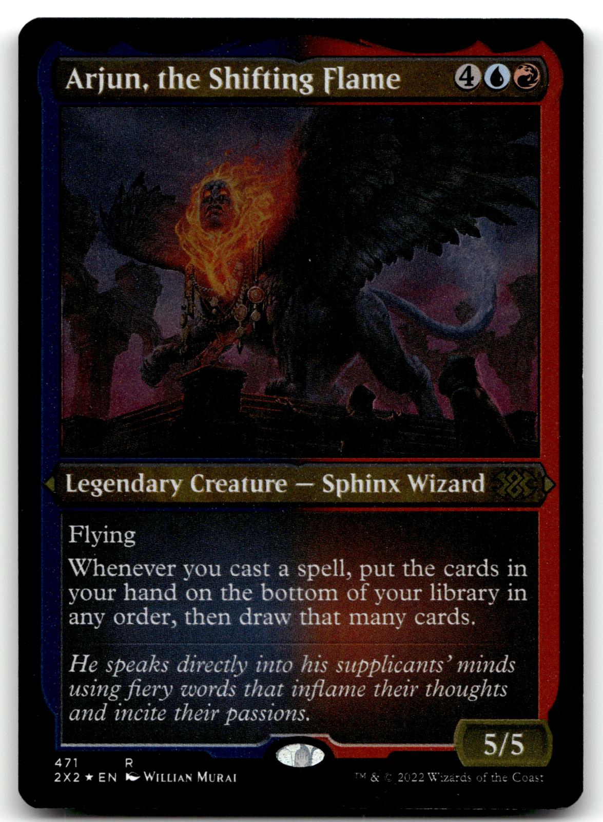 Arjun, the Shifting Flame (Foil Etched) 471 Double Masters 2022 Magic: The Gathering NM