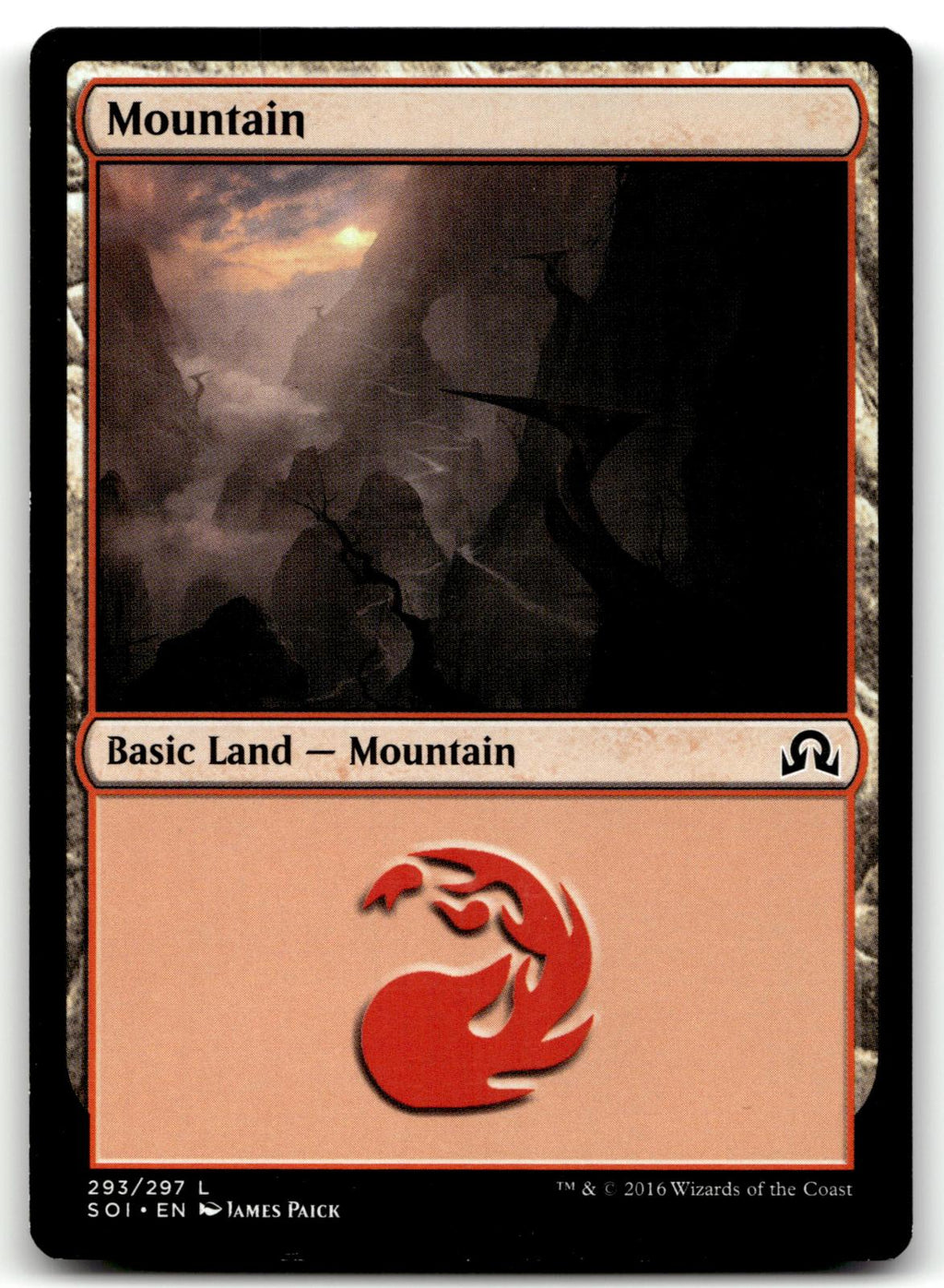 Mountain (293) 293 Land Shadows over Innistrad Magic: The Gathering Near Mint
