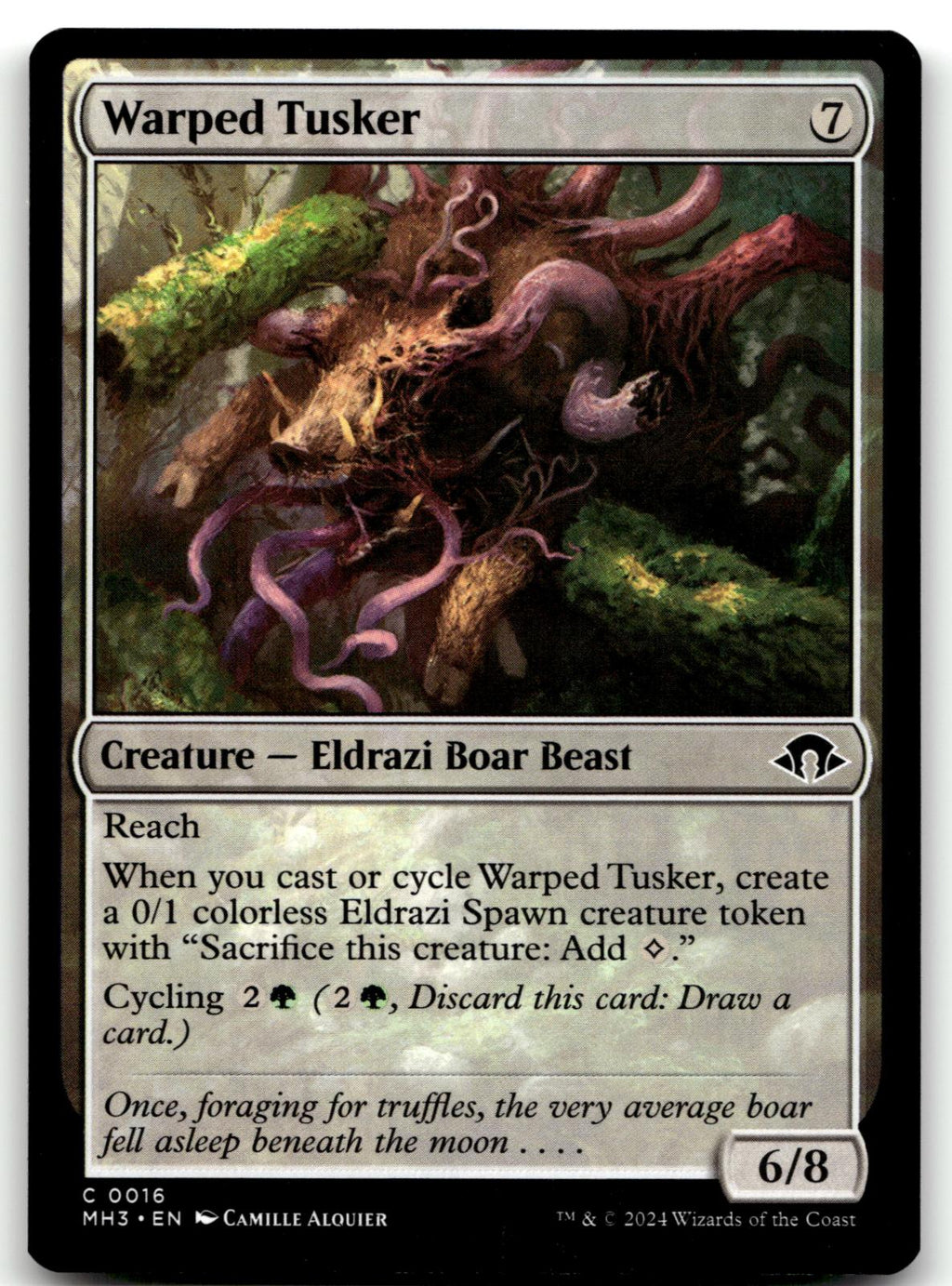 Warped Tusker 16 Common Modern Horizons 3 Magic: The Gathering Near Mint