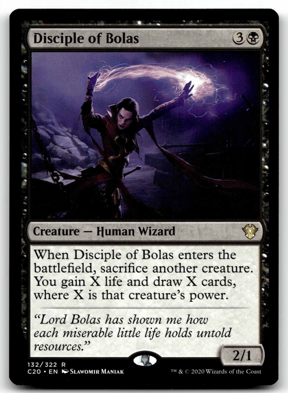 Disciple of Bolas 132 Rare Commander 2020 Magic: The Gathering Near Mint