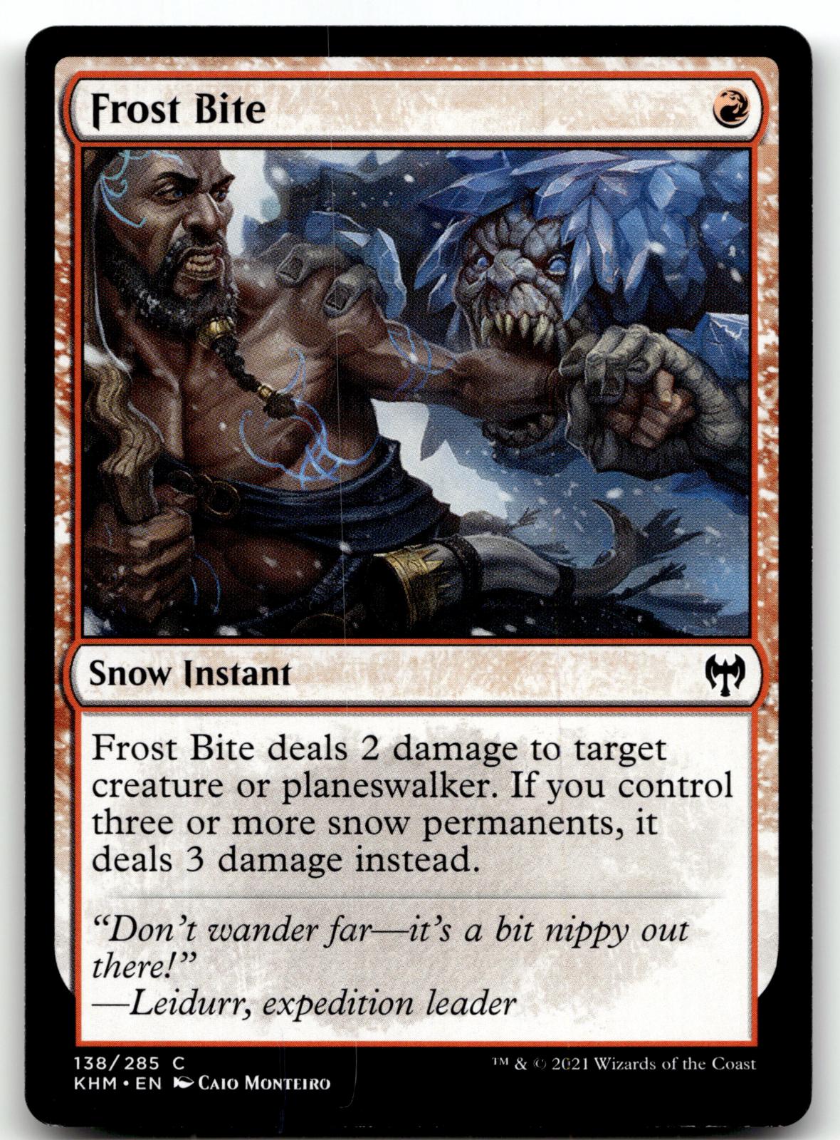 Frost Bite 138 Common Kaldheim Magic: The Gathering Near Mint