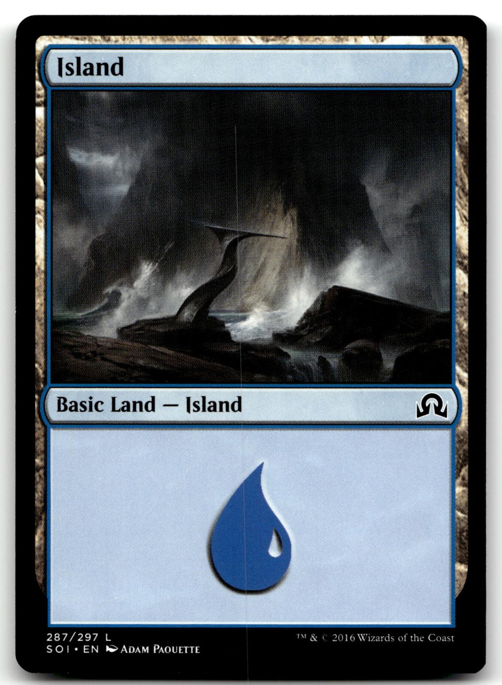 Island (287) 287 Land Shadows over Innistrad Magic: The Gathering Near Mint
