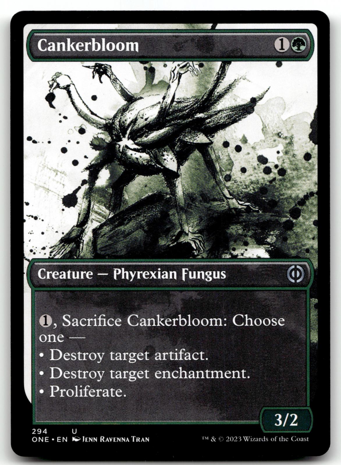 Cankerbloom (Showcase) 294 Phyrexia: All Will Be One Magic: The Gathering NM