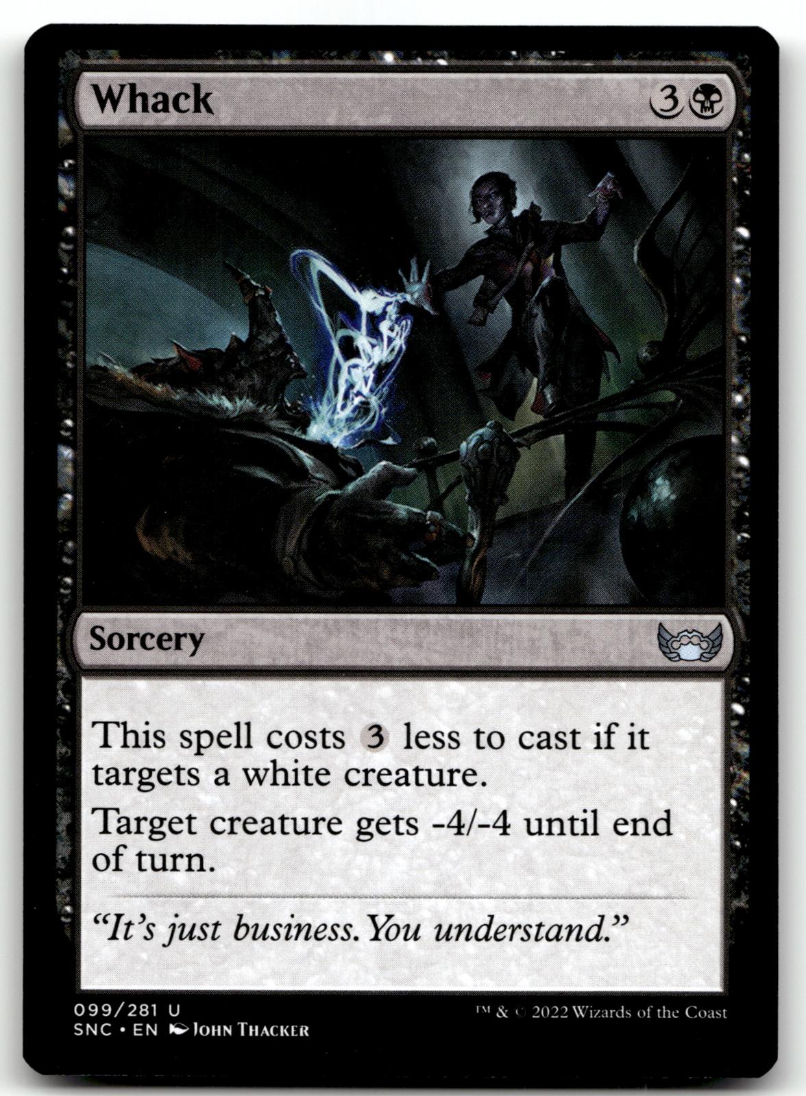 Whack 99 Uncommon Streets of New Capenna Magic: The Gathering Near Mint
