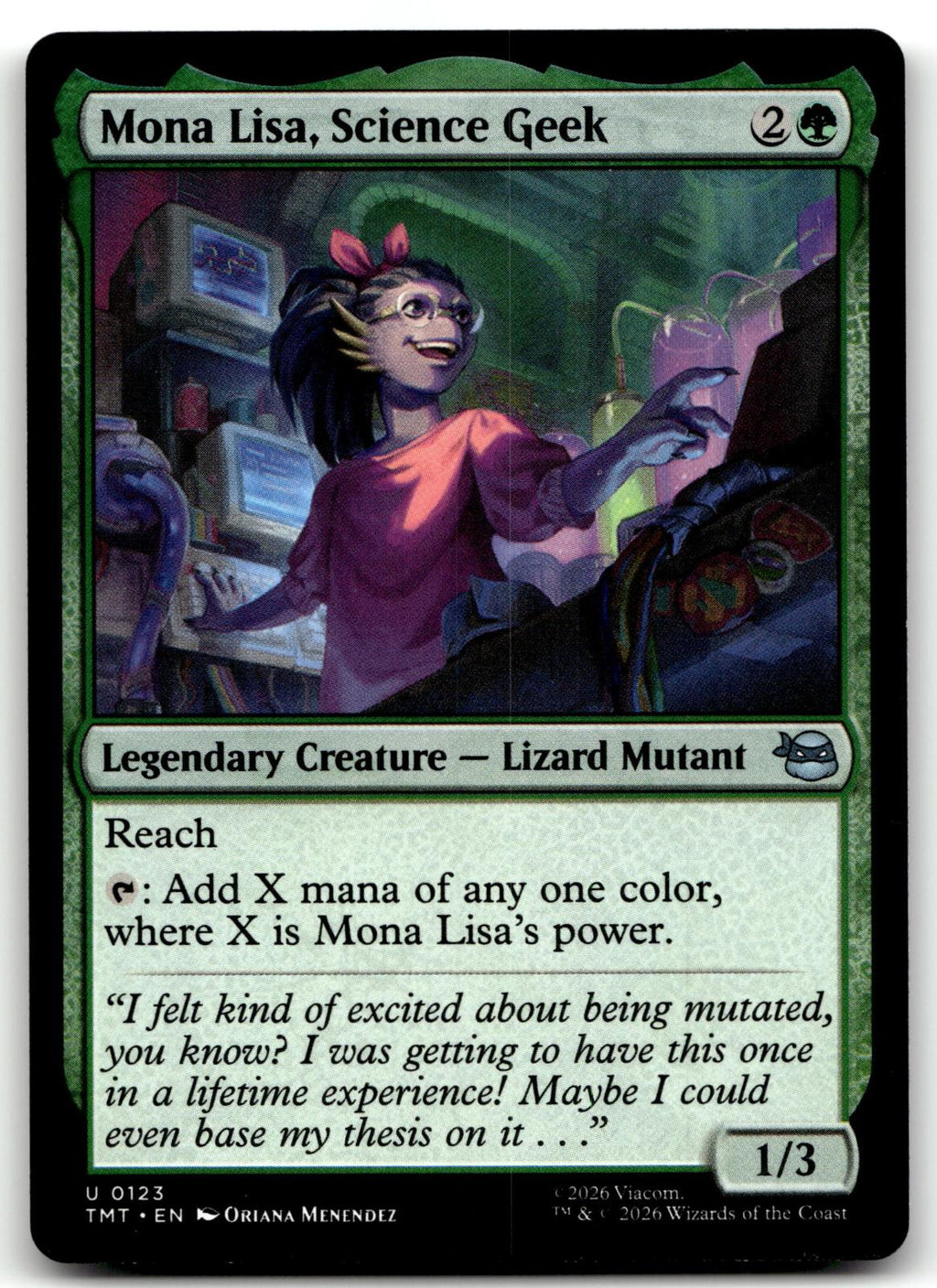 Mona Lisa, Science Geek 0123 Teenage Mutant Ninja Turtles Magic: