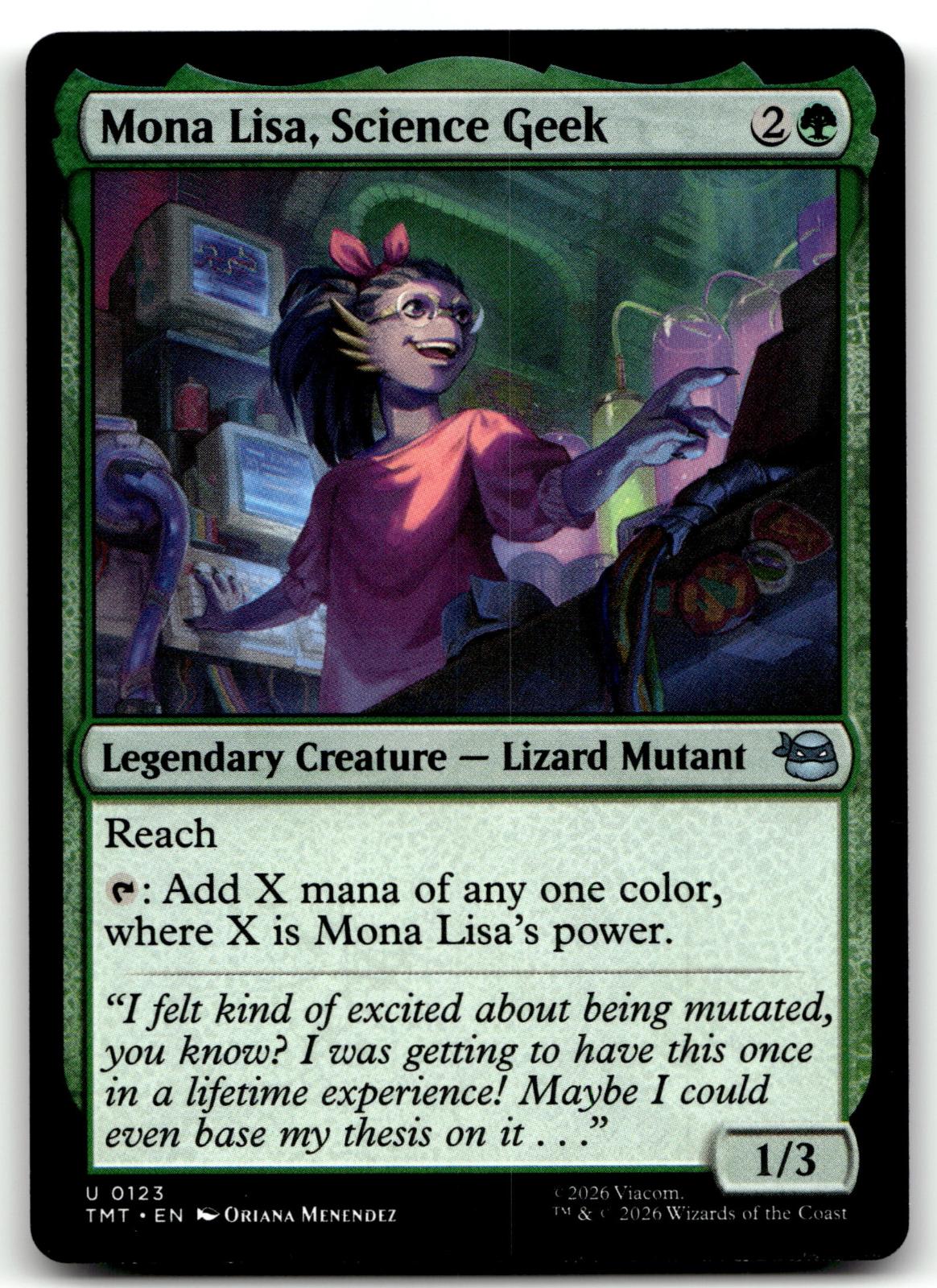 Mona Lisa, Science Geek 0123 Teenage Mutant Ninja Turtles Magic: