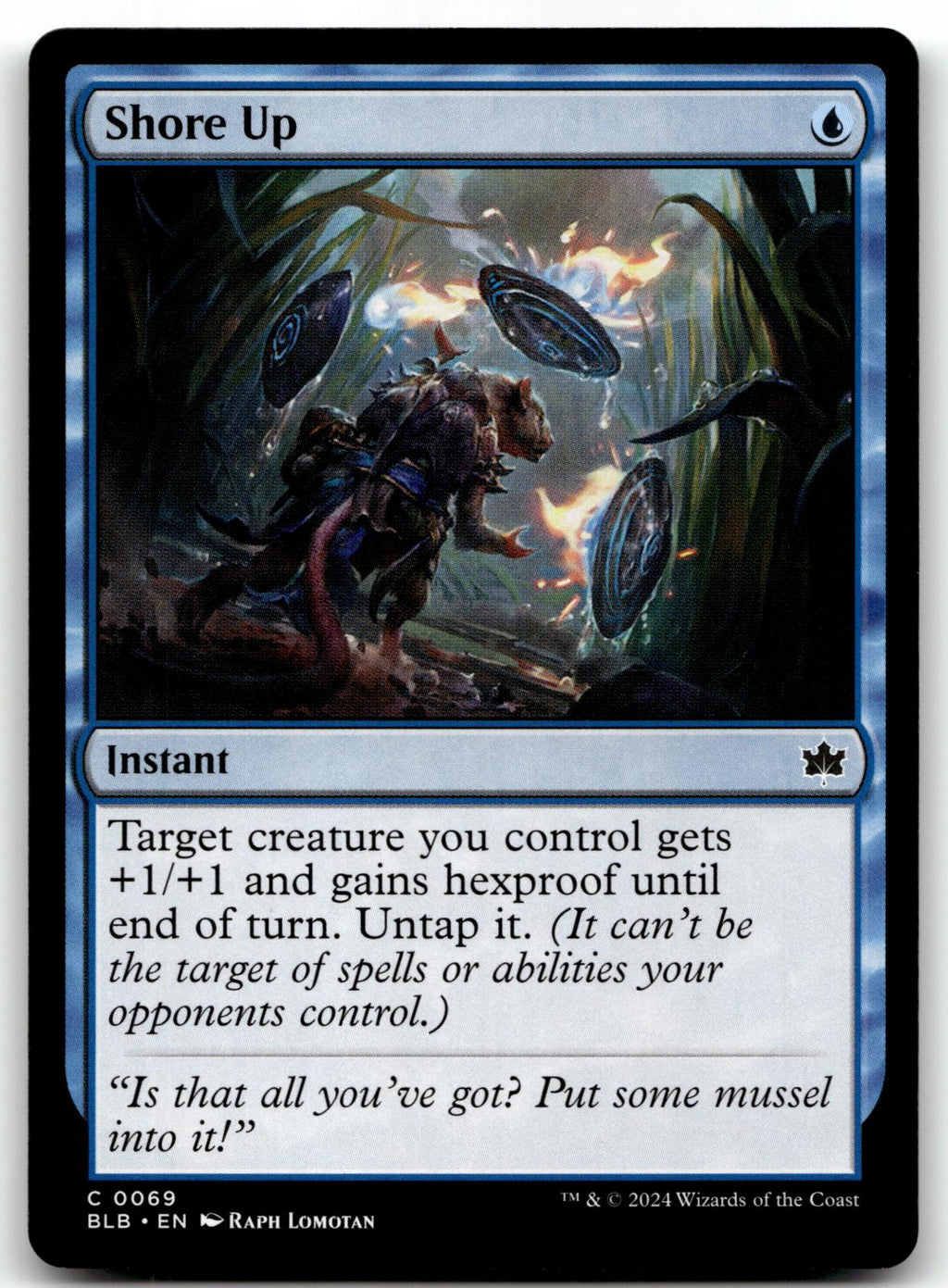 Shore Up 69 Common Bloomburrow Magic: The Gathering Near Mint