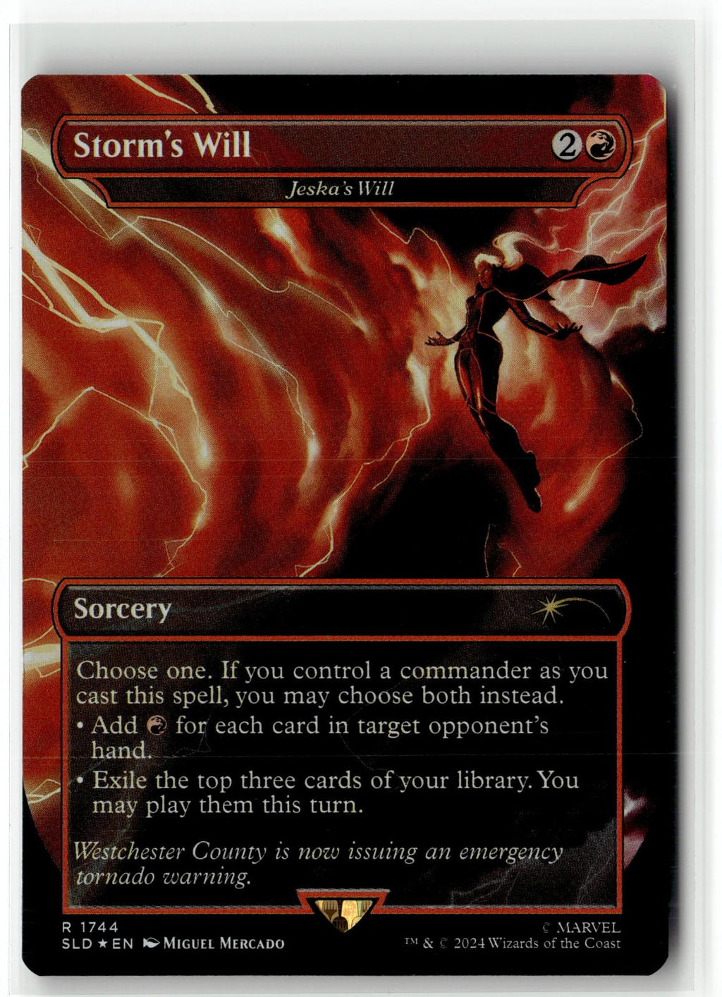Storm's Will - Jeska's Will 1744 Secret Lair Drop Series Magic: The Gathering NM