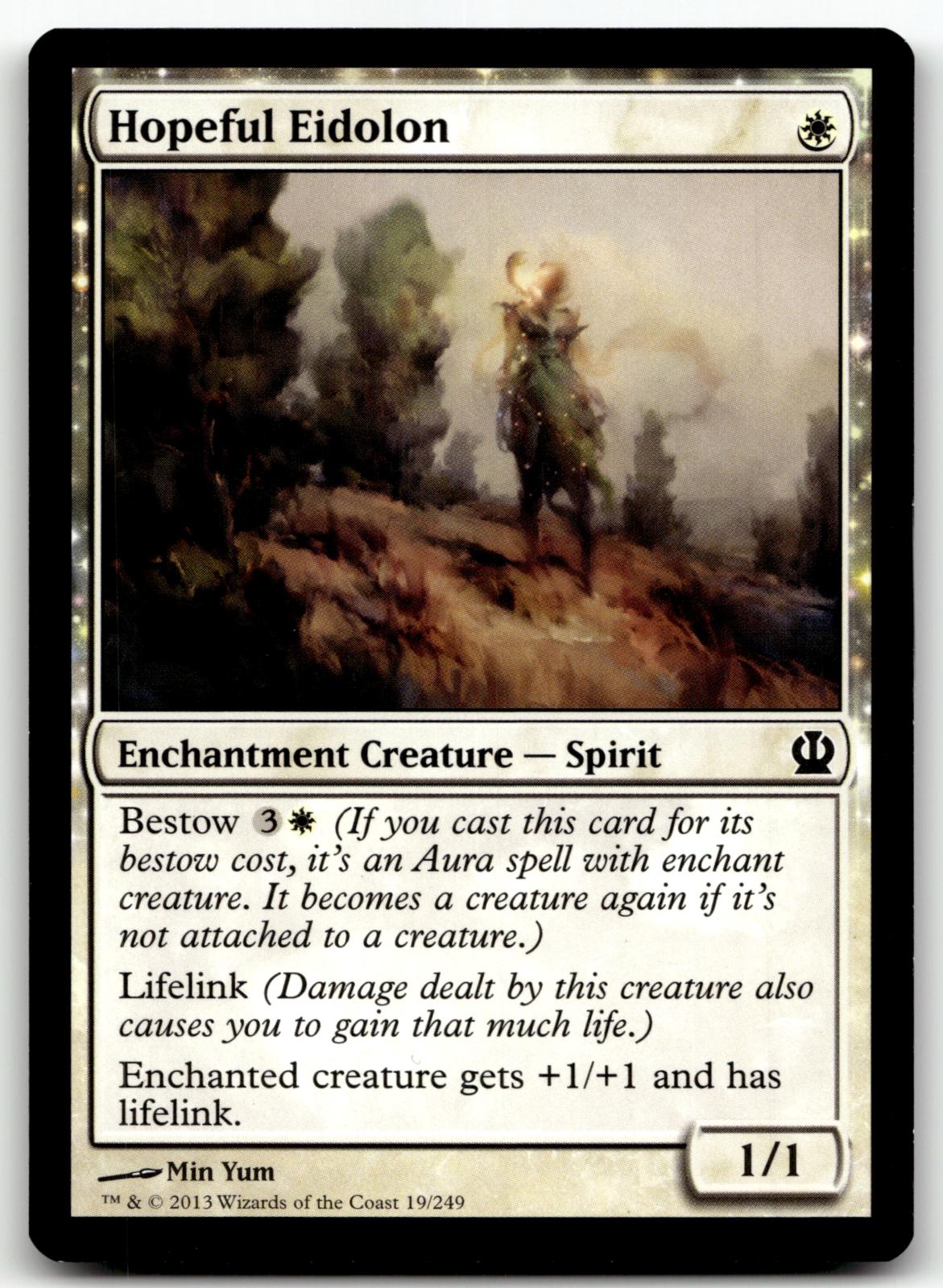 Hopeful Eidolon 19 Common Theros Magic: The Gathering Near Mint