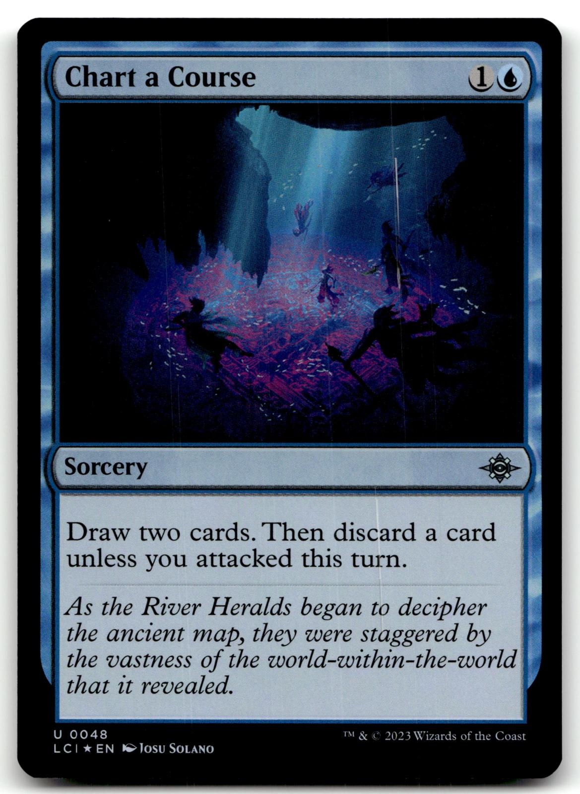 Chart a Course 48 The Lost Caverns of Ixalan Magic: The Gathering Foil NM