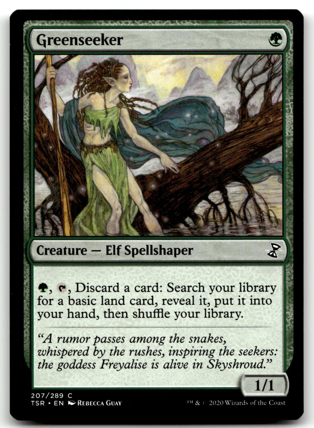 Greenseeker 207 Common Time Spiral: Remastered Magic: The Gathering Near Mint