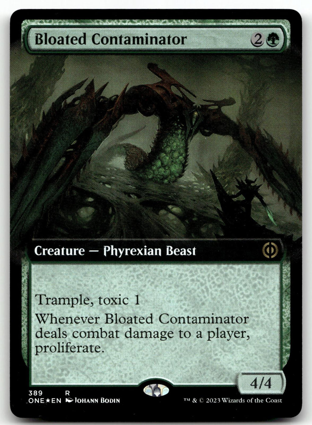 Bloated Contaminator (Extended Art) 389 Phyrexia: All Will Be One 