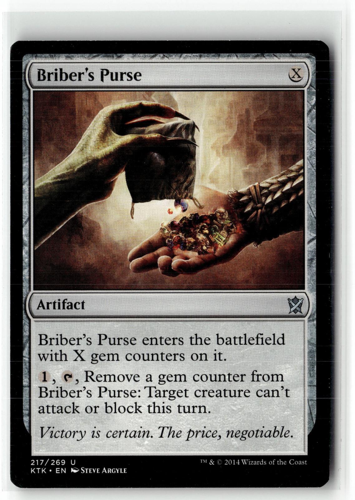 Briber's Purse 217 Uncommon Khans of Tarkir Magic: The Gathering Near Mint