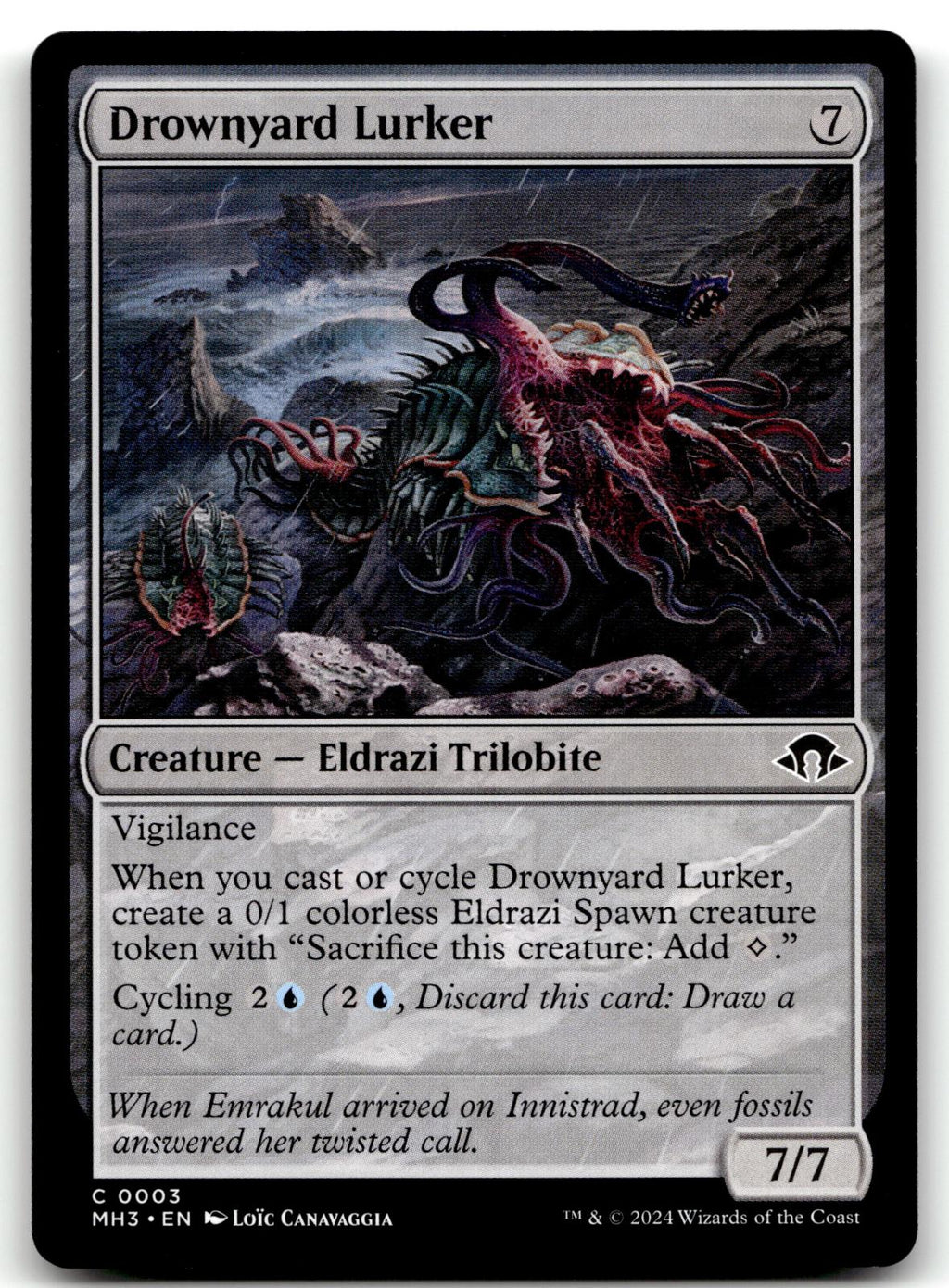 Drownyard Lurker 3 Common Modern Horizons 3 Magic: The Gathering Near Mint