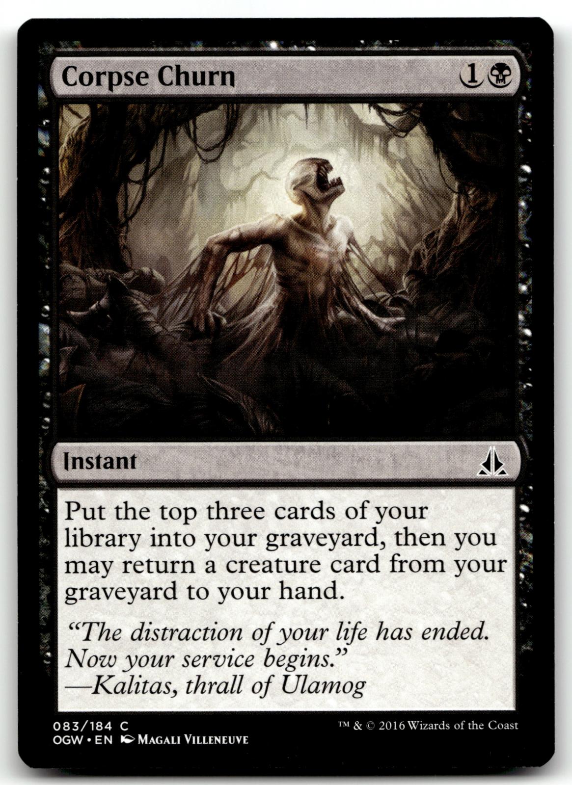 Corpse Churn 83 Common Oath of the Gatewatch Magic: The Gathering Near Mint