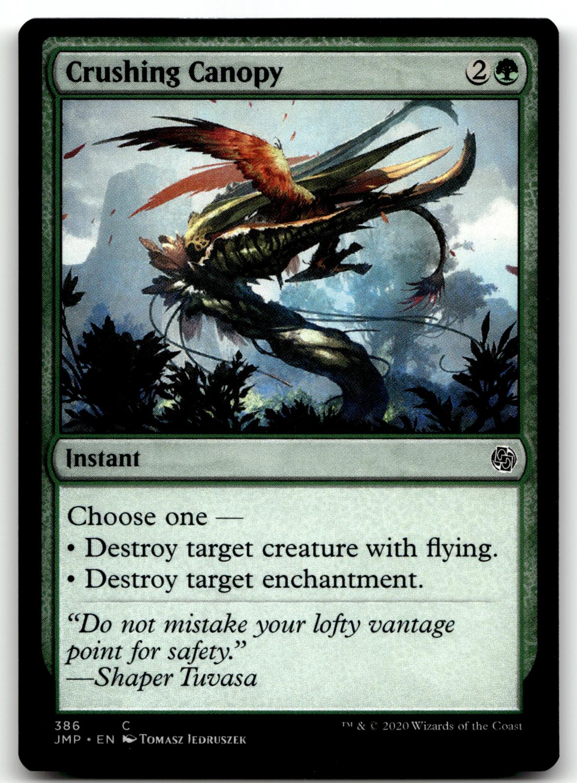 Crushing Canopy 386 Common Jumpstart Magic: The Gathering Near Mint